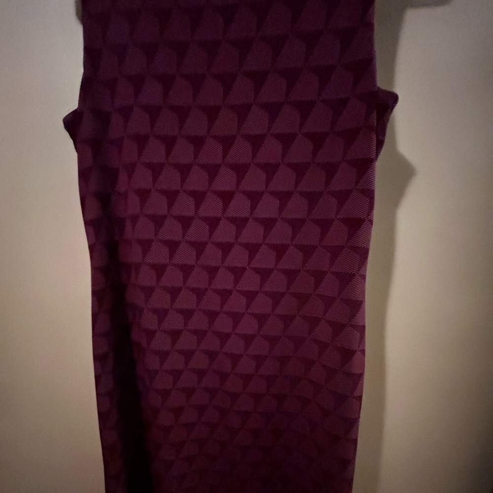 NWOT Magnolia Grace Reversible Elegant Patterned Sleeveless Dress, Zipper Back - Picture 14 of 16